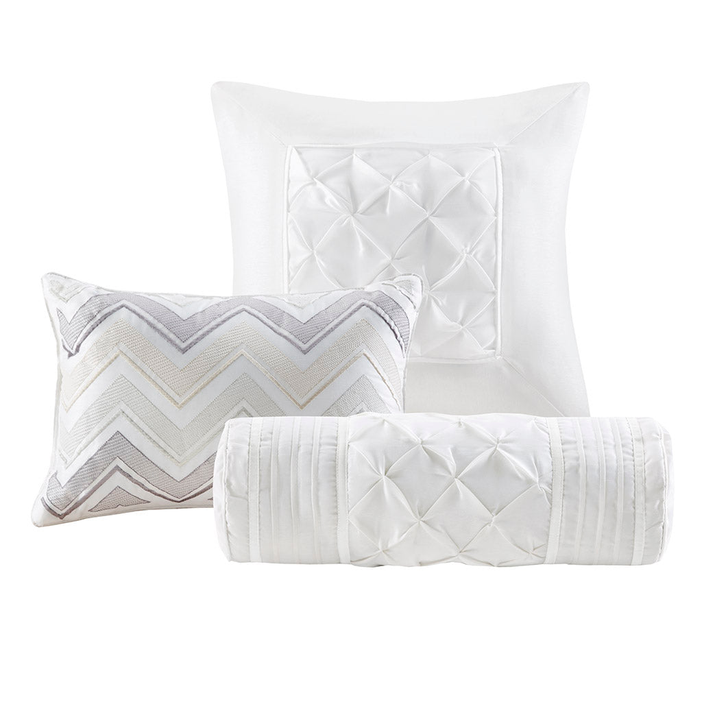 Madison Park 7 Piece Tufted Comforter Set