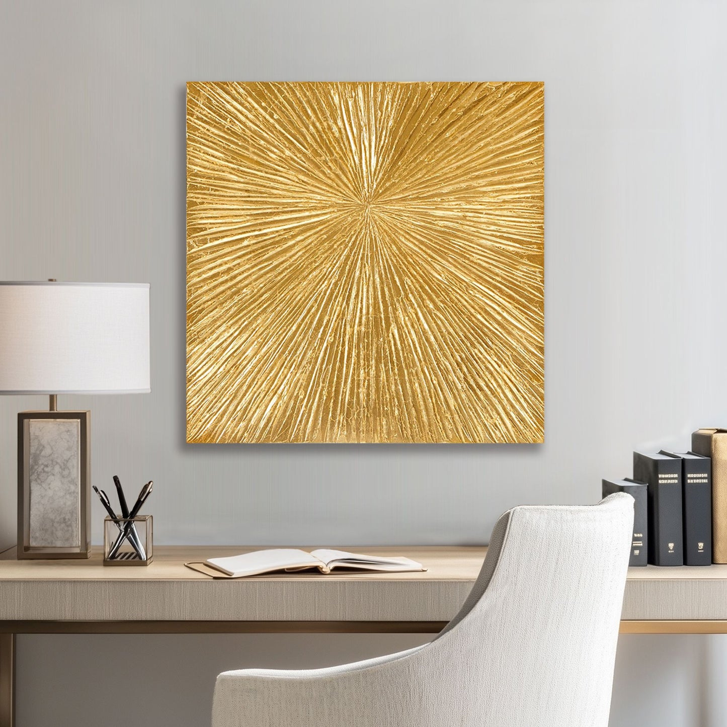 Madison Park Signature Hand Painted Dimensional Resin Wall Art