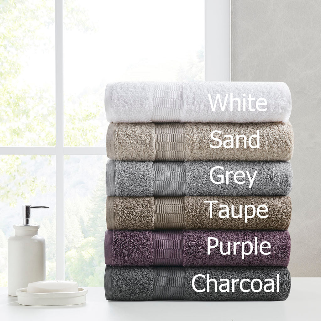 Madison Park Signature 100% Egyptian Cotton 6 Piece Towel Set