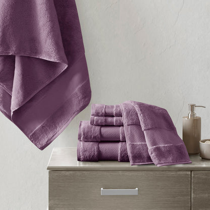 Madison Park Signature Cotton 6 Piece Bath Towel Set