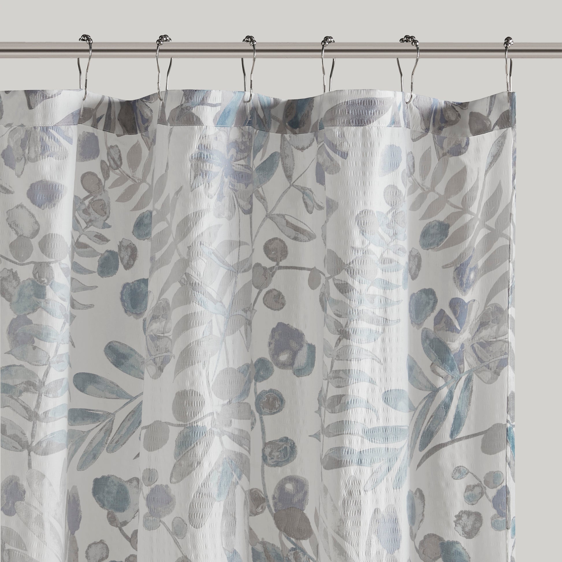 Madison Park Printed Seersucker Shower Curtain