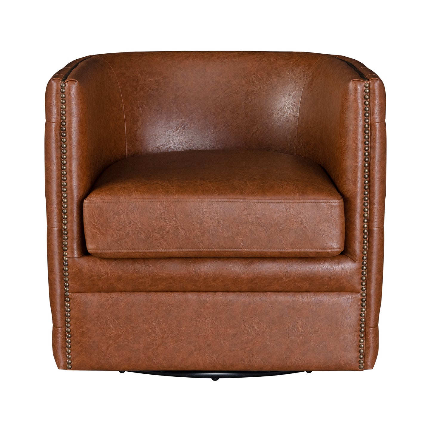 Madison Park Tufted Barrel Swivel Chair