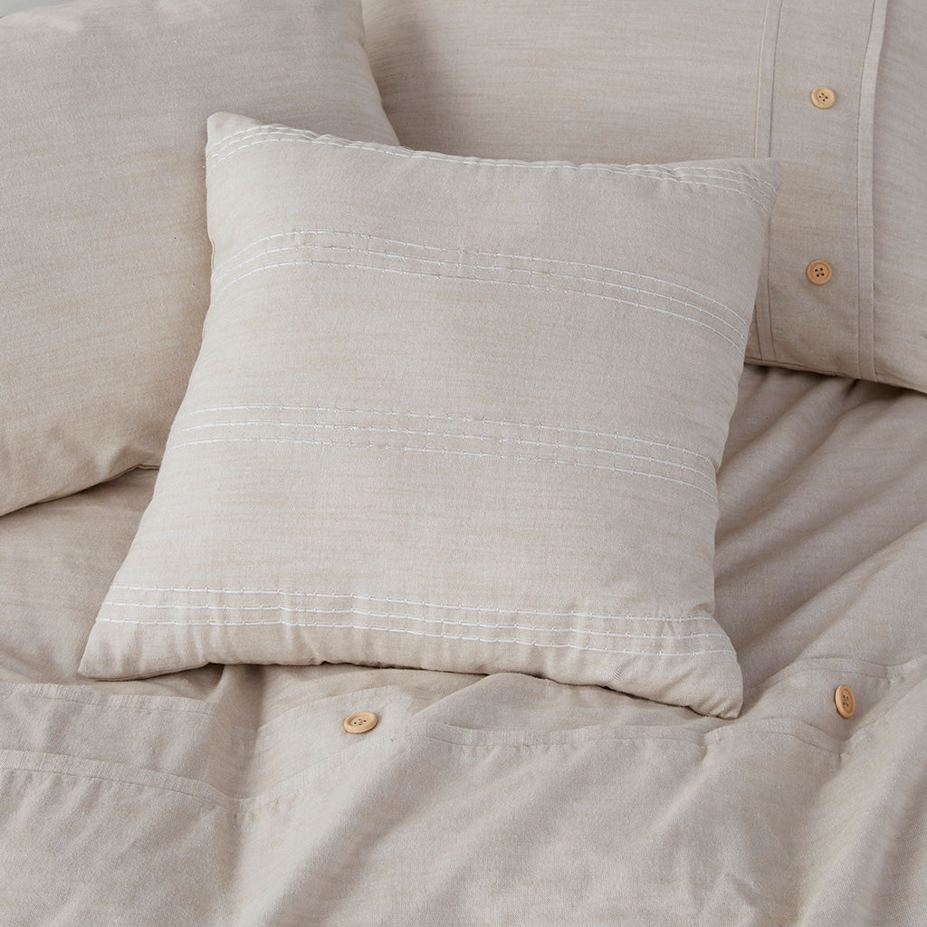Dover 5 Piece Organic Cotton Oversized Comforter Cover Set w/removable insert