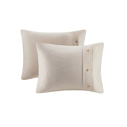 Dover 5 Piece Organic Cotton Oversized Comforter Cover Set w/removable insert
