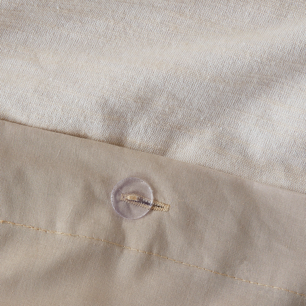 Dover 3 Piece Organic Cotton Oversized Duvet Cover Set