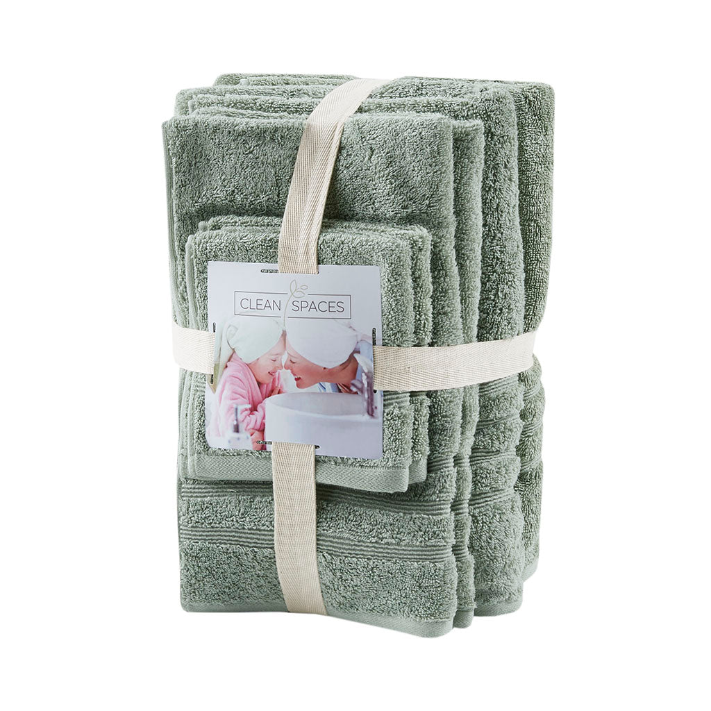 Nurture Sustainable Antimicrobial Bath Towel 6 Piece Set