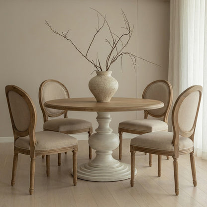 Lexi 46" Round Pedestal Dining Table