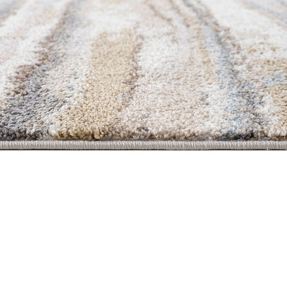 Riley Watercolor Abstract Stripe Woven Area Rug