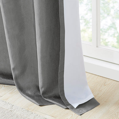 Serene Embroidered Curtain Panel