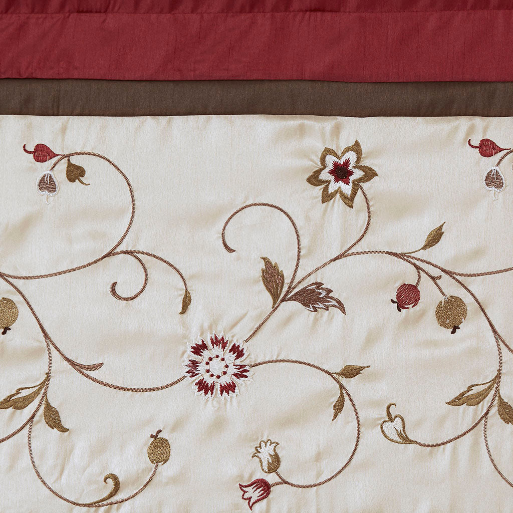 Serene Embroidered Window Valance