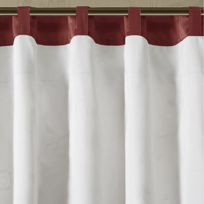 Serene Embroidered Window Valance