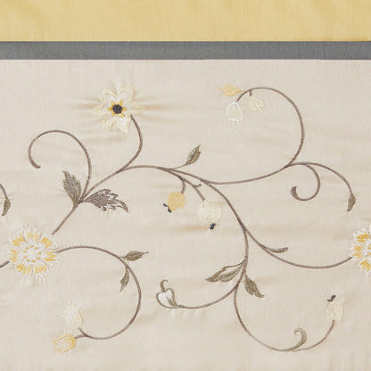 Serene Embroidered Window Valance