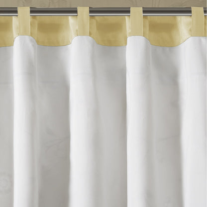 Serene Embroidered Window Valance