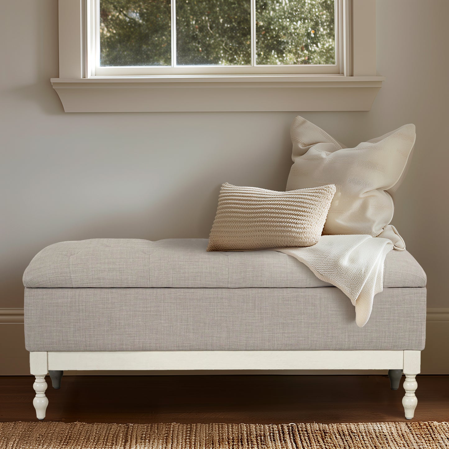 Beckett Tufted Storage Bench