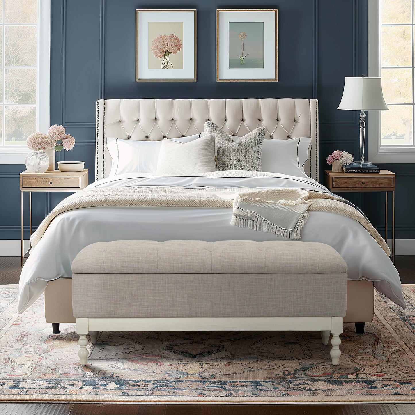 Beckett Tufted Storage Bench