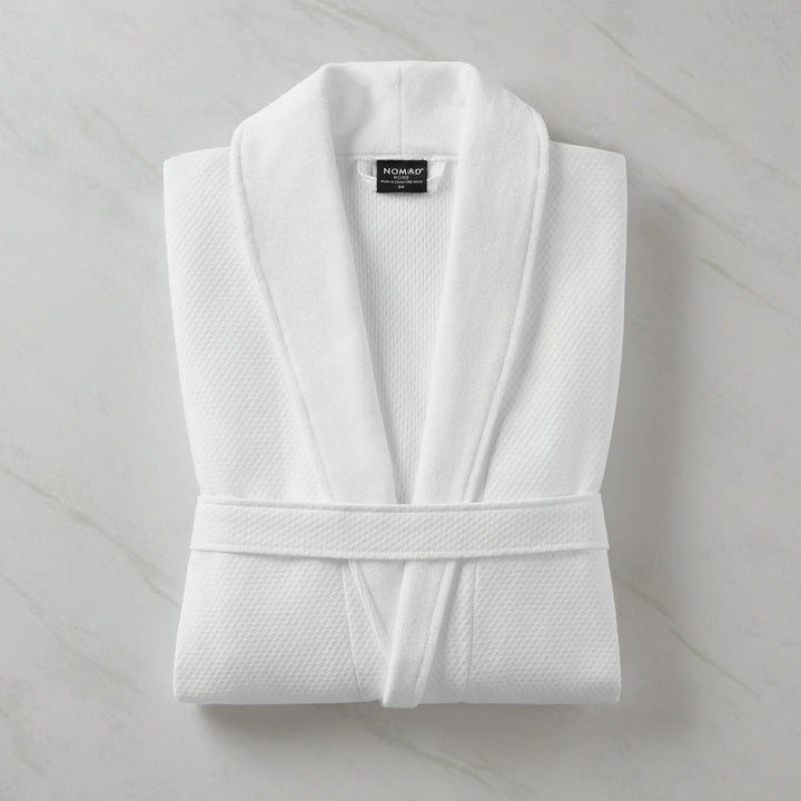 Hotel Collection Cotton Waffle Velour Luxury Bath Robe