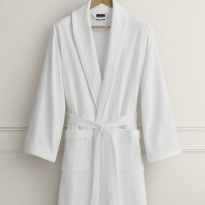 Hotel Collection Cotton Waffle Velour Luxury Bath Robe