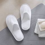 Hotel Collection Cotton Blend Waffle Premium Slippers