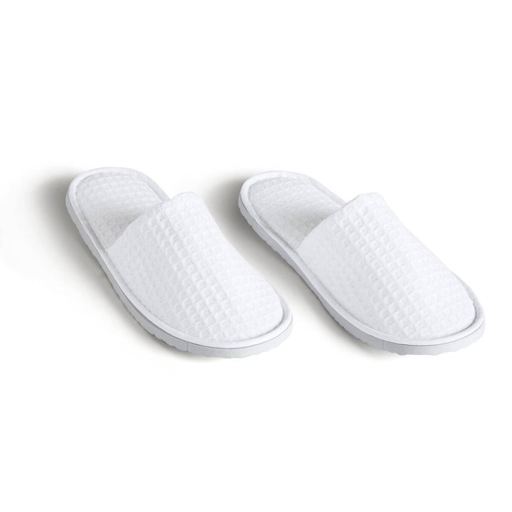 Hotel Collection Cotton Blend Waffle Premium Slippers