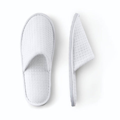 Hotel Collection Cotton Blend Waffle Premium Slippers
