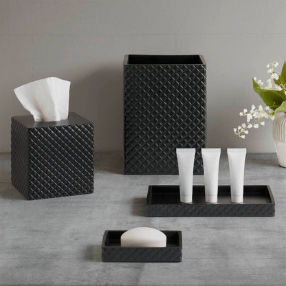 Hotel Collection Resin Bath Accessories Antimicrobial 4-Piece Set