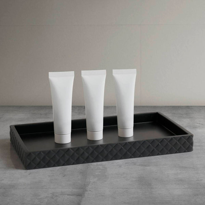 Hotel Collection Resin Bath Accessories Antimicrobial 4-Piece Set