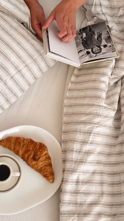 Etta 3-Piece Cotton Lined Blend Duvet Set